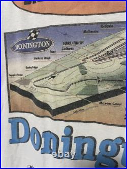 Archive Vintage 1995 British Grand Prix Donington T-Shirt Men's Racing Event XL