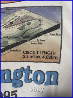 Archive Vintage 1995 British Grand Prix Donington T-Shirt Men's Racing Event XL