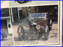Aston Martin PreWar Years Poster'83 Mark Grand Prix Automobile Quarterly 38x25