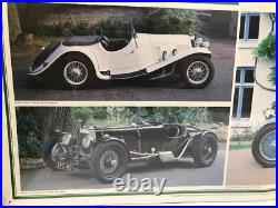 Aston Martin PreWar Years Poster'83 Mark Grand Prix Automobile Quarterly 38x25
