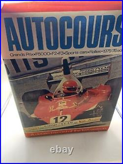 Autocourse 1975-76 Grand Prix F5000-F2-F3-SportsCars Hardcover DJ