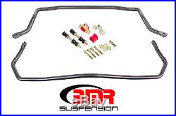 BMR Suspension SB031, Sway Bar Kit With Bushings, Front (SB020) And Rear (SB021)