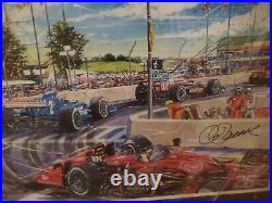 Baltimore Grand Prix Poster 2011 Signed Randy Owen Will Power M Andretti 42 NEW