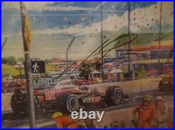 Baltimore Grand Prix Poster 2011 Signed Randy Owen Will Power M Andretti 42 NEW