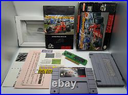 Battle Grand Prix Super Nintendo SNES CIB Complete in Box with Instruction Manual