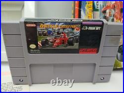 Battle Grand Prix Super Nintendo SNES CIB Complete in Box with Instruction Manual