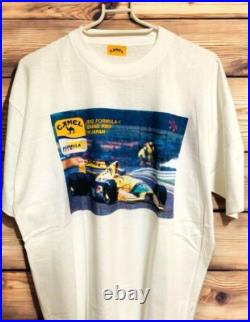 Benetton Formula one Camel F1 Grand Prix Japan T-Shirt 1992 Vintage Size Free