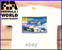 Benetton Formula one Camel F1 Grand Prix Japan T-Shirt 1992 Vintage Size Free