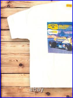Benetton Formula one Camel F1 Grand Prix Japan T-Shirt 1992 Vintage Size Free