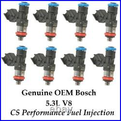 Bosch Fuel Injectors 0280158091 (8) set for 05-09 Buick Chevy Pontiac 5.3L V8