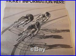 CLASSIC 1973 GRAND PRIX of the UNITED STATES BICYCLE POSTER TICKET INFORMATION