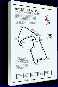 Canvas Art SIlverstone Circuit Grand Prix, 4 Sizes