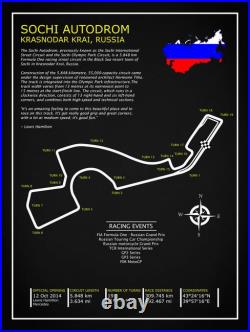 Canvas Art Sochi Autodrom Grand Prix, 4 Sizes