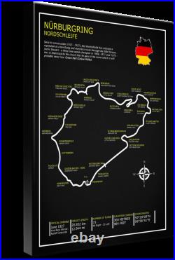 Canvas Art The Nurburgring Nordschleife, Grand Prix, 4 Sizes
