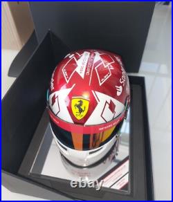 Charles Leclerc Ferrari 2024 Monaco GP US Grand Prix Helmet 12 signed lim. Ed500