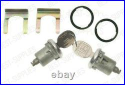 Chrome Ignition Switch & Door & Trunk Lock Key Cylinder Set With Keys FOR GM