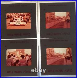Color Film Slides Grand Prix Formula Race Cars 1970's Lot of 50 Auto Photography