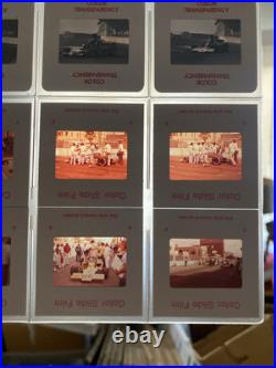Color Film Slides Grand Prix Formula Race Cars 1970's Lot of 50 Auto Photography