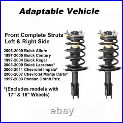 Complete Struts with Springs Assembly for Impala Allure Regal Lacrosse Grand Prix