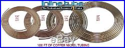 Copper Nickel Brake Fuel Coil Tubing Kit 3/16 1/4 5/16 3/8 CN3 CN4 CN5 CN6 100ft