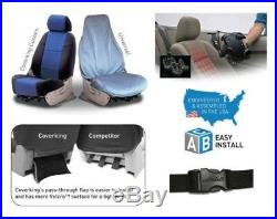 Coverking Custom Seat Covers Genuine Leather Front Row 3 Color Options