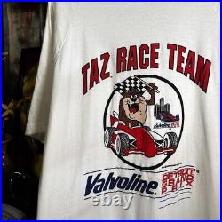 Deadstock Vintage 1989 Valvoline Detroit Grand Prix Looney Tunes Taz Promo