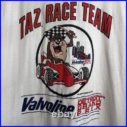 Deadstock Vintage 1989 Valvoline Detroit Grand Prix Looney Tunes Taz Promo