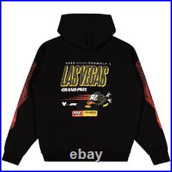 Disney x Formula 1 Las Vegas 2025 Grand Prix Black 3D Pullover Hoodie