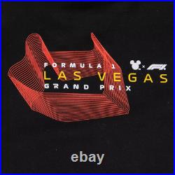 Disney x Formula 1 Las Vegas 2025 Grand Prix Black 3D Pullover Hoodie
