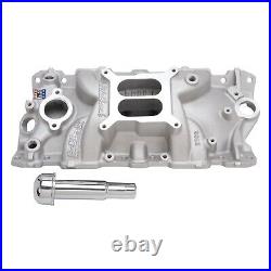 Edelbrock 2703 Performer Intake Manifold Small Block Chevy with Oil Fill