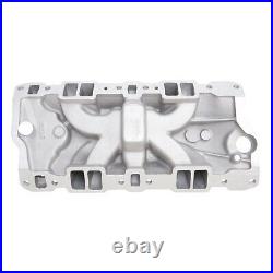 Edelbrock 2703 Performer Intake Manifold Small Block Chevy with Oil Fill