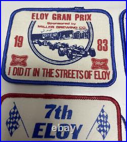 Eloy Arizona Grand Prix ORIGINAL Jacket Patches UNUSED 1983 84 85 86 88 RARE