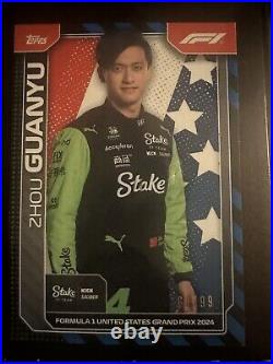 Exclusive set of 20 F1 Drivers Cards at the US Grand Prix Plus a Bonus Card