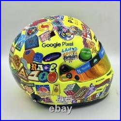 F1 Mini Helmet 1/2 Scale Lando Norris McLaren 2023 US GP 100th Race Rare