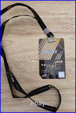 Fabio Quartaraeo Autographed 2019 VIP Badge From Circuit Of The Americas Motogp