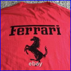 Ferrari 80's F1 Grand Prix T-Shirt Vintage Made in USA Screen Stars L Red Tag Ferrari 80's F1 Grand Prix T-Shirt Vintage Made in USA Screen Stars L Red Tag