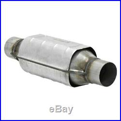 Flowmaster 2820125 2.5 ID 2.5 OD Universal Fit Round Body Catalytic Converter