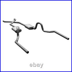 For Chevy Monte Carlo 70-72 Exhaust System Pypes 409 SS X-Pipe Crossmember-Back