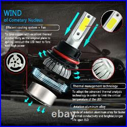 For Pontiac Grand Prix 1997-2003 LED Headlight High/Low Beam Fog Lights Bulbs 4x