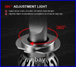 For Pontiac Grand Prix 2007 -6x LED Headlight Fog Light Bulbs Super White Bright