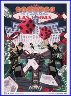 Formula 1 Las Vegas Grand Prix 2023 ALFA ROMEO TEAM Official POSTER Ltd 196/200