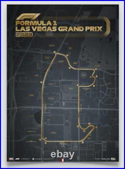 Formula 1 Las Vegas Grand Prix 2023 Official POSTER Ltd Edition 040/100 Embossed