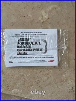 Formula 1? Topps Cello Pack 2022 Miami Grand Prix Seal Long Live The Moment