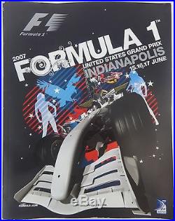 Formula-1 United States Grand Prix Set of All 8 Program F-1 Indy Ferrari McLaren