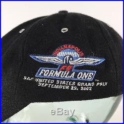 Formula One Baseball Hat Jordan Grand Prix US United States Indianapolis 2002