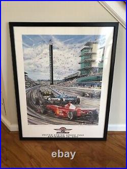 Framed Serigraph Signed By Randy Owens SAP USA? Grand Prix 2000