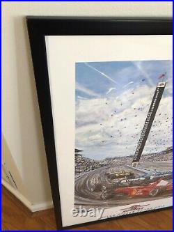 Framed Serigraph Signed By Randy Owens SAP USA? Grand Prix 2000