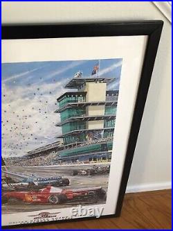 Framed Serigraph Signed By Randy Owens SAP USA? Grand Prix 2000