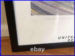 Framed Serigraph Signed By Randy Owens SAP USA? Grand Prix 2000