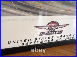 Framed Serigraph Signed By Randy Owens SAP USA? Grand Prix 2000